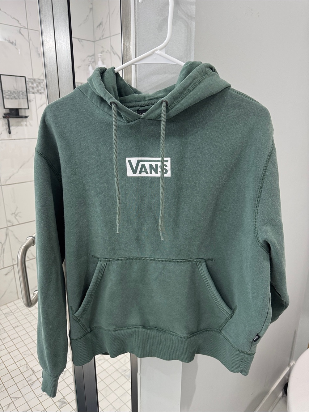 Vans Dark Green Logo Pullover Hoodie